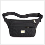 Large Capacity Sports Nylon Waist Bag Chest Crossbody Handbag