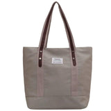 Canvas Grocery Shopper Bag Women Eco Handbag