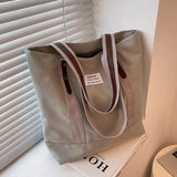 Canvas Grocery Shopper Bag Women Eco Handbag