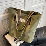 Canvas Grocery Shopper Bag Women Eco Handbag