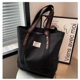 Canvas Grocery Shopper Bag Women Eco Handbag