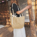 Bohemia Rattan Woven Women Handbag Summer Beach Bag