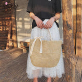 Bohemia Rattan Woven Women Handbag Summer Beach Bag
