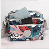 Vintage Nylon Messenger Bag Crossbody Shoulder Handbag for Keys Phones