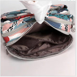 Vintage Nylon Messenger Bag Crossbody Shoulder Handbag for Keys Phones