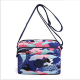 Vintage Nylon Messenger Bag Crossbody Shoulder Handbag for Keys Phones