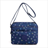Vintage Nylon Messenger Bag Crossbody Shoulder Handbag for Keys Phones