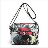 Vintage Nylon Messenger Bag Crossbody Shoulder Handbag for Keys Phones