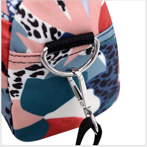 Lady Nylon Print Shoulder Handbags Crossbody Tote Square Bags