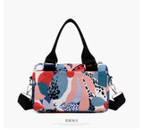 Lady Nylon Print Shoulder Handbags Crossbody Tote Square Bags