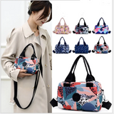 Lady Nylon Print Shoulder Handbags Crossbody Tote Square Bags
