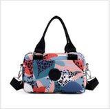 Lady Nylon Print Shoulder Handbags Crossbody Tote Square Bags