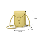 Leather Ladies Bags Mini Shoulder Phone Bag Crossbody Mobile Phone Bag