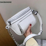 Small Crossbody Bag for Women Solid PU Leather Shoulder Handbag
