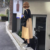 Nylon Crossbody Shoulder Bag Vintage Drawstring Bucket Messenger Bag