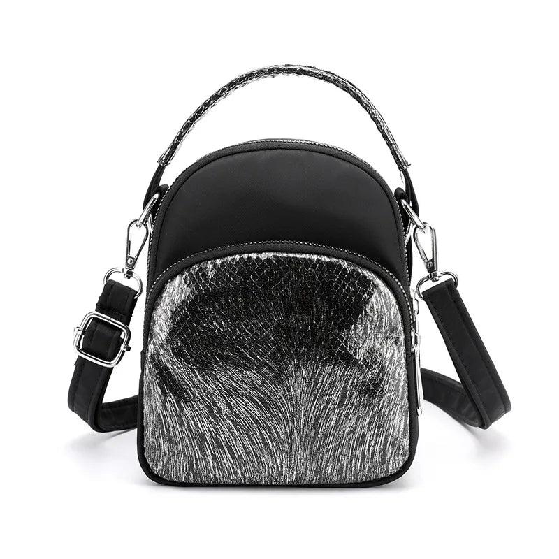 Nylon Crossbody Shoulder Tote Handbags with Sequins