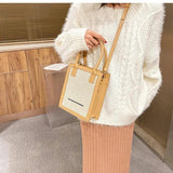 Women's Winter Tote Shoulder Bag Crossbody Handbag