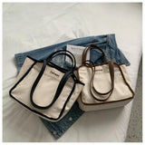 Canvas Women Shoulder Messenger Bag Large Crossbody Tote Bags