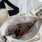 Women Nylon Shoulder Bag Large Casual Tote for Travel Shopping