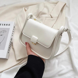 Small Leather Crossbody Bags Long Belt Female Shoulder Purses and Handbags