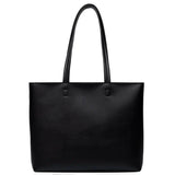 Large Capacity PU Leather Tote Bag Zipper Handbag