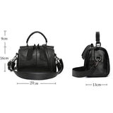 Vintage Boston Handbags Soft Leather Shoulder Crossbody Bag Totes Messenger Bags