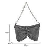 Rhinestones Evening Shoulder Bag Sparkling Handbag