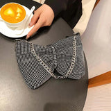 Rhinestones Evening Shoulder Bag Sparkling Handbag