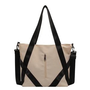 Canvas Women's Tote Bag Large Capacity Crossbody Handbags Solid Female Shopper S