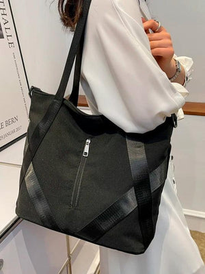 Canvas Women's Tote Bag Large Capacity Crossbody Handbags Solid Female Shopper S
