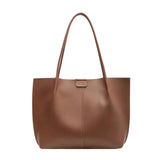 PU Leather Shoulder Bag for Women Tote Shopping Large Handbag