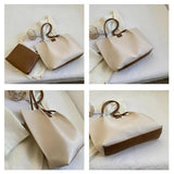 PU Leather Shoulder Bag for Women Tote Shopping Large Handbag