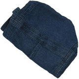 Casual Denim Slouch Bag Japanese Messenger Top-Handle Bag, Navy