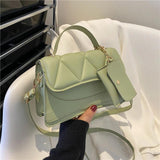 Leather Tote Bags with Chain Handle for Women