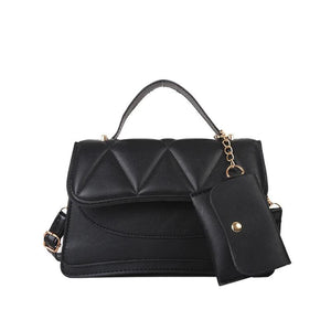 Leather Tote Bags with Chain Handle for Women