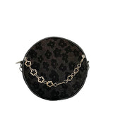 Retro Small Round Bag High Pu Leather Lady Messenger Bag