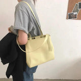 Women Shoulder Bags PU Leather Totes Big Capacity All-match Handbags