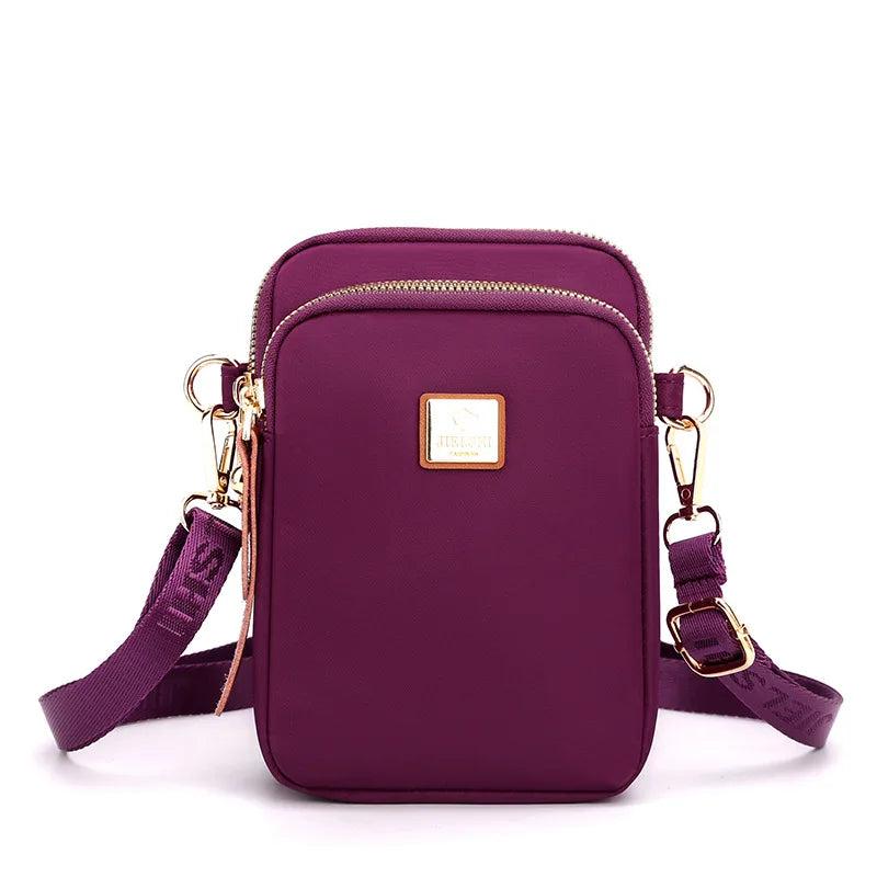 Women's Nylon Crossbody and Shoulder Handbags Mini Phone Bags