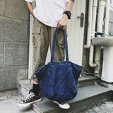 Denim Shoulder Bags Women Vintage Large Capacity Tote Bag Casual Handbags
