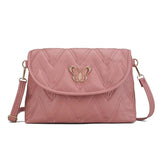 Embroidery PU Leather Female Handbag Lady's Shoulder Cross Body Bags