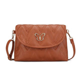 Embroidery PU Leather Female Handbag Lady's Shoulder Cross Body Bags