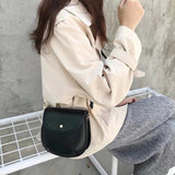 Vintage Shoulder Bag Women PU Leather Mini Phone Crossbody Messenger Handbag