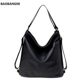 Autumn PU Leather Crossbody Bag Large Capacity Casual Handbag for Women
