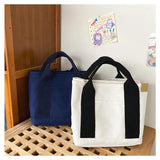 Canvas Diaper Holder Bag Portable Baby Nappy Organizer