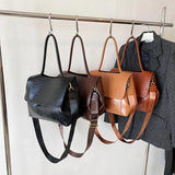 Vintage Leather Women Purses Handbag Shoulder Bag Satchel