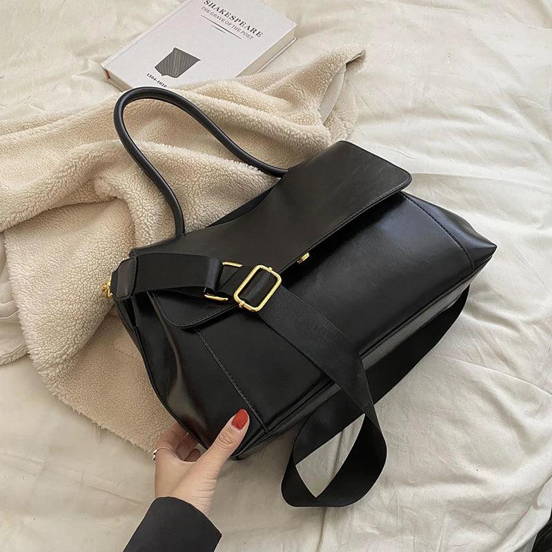 Vintage Leather Women Purses Handbag Shoulder Bag Satchel