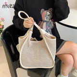 Large Beach Tote Rattan Woven Handbags
