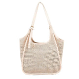Large Beach Tote Rattan Woven Handbags