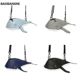 Women Whale Shape Handbag Shoulder Crossbody Bag Satchel Purse