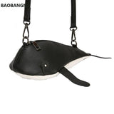 Women Whale Shape Handbag Shoulder Crossbody Bag Satchel Purse